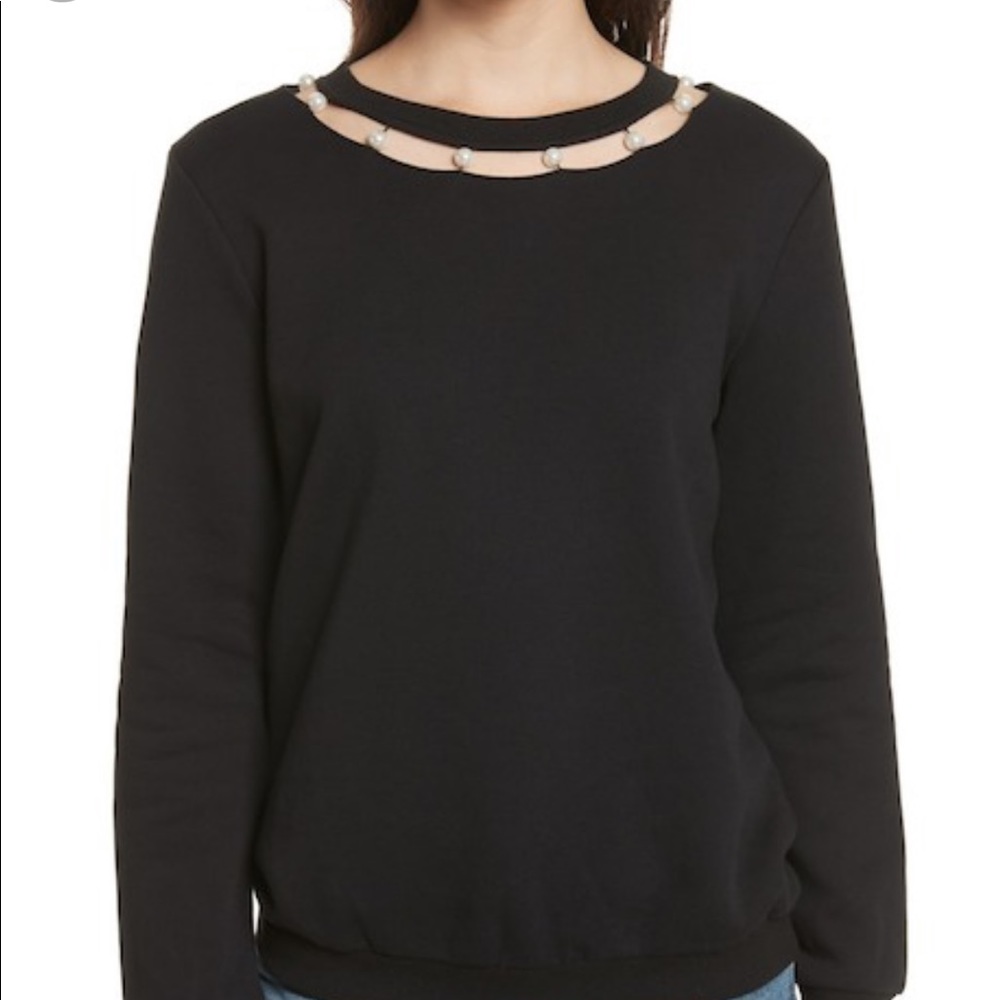 Rebecca Minkoff
Faux-Pearl Collar Sweatshirt